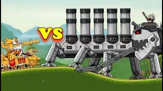 Tank Combat War Battle : Tank King Leviathan VS All Bosses  - New Record