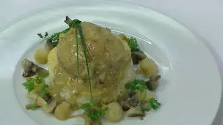 Poulet sauté vallée d'Auge, riz créole par Nicolas SCALABRE