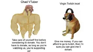 V Tuber vs Twitch Thot