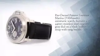 Pre-Owned Panerai Luminor Marina PAM 86 - www.govbergwatches.com