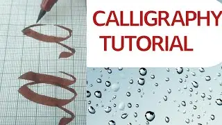 Calligraphy Tutorial | a, c and d writing | #stepbysteptutorial #satisfyingwriting #handwriting