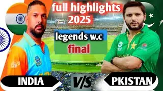 pak vs india legends highlights 2025