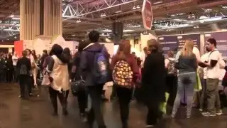 Ribbon curling at the 2016 Big Bang Fair