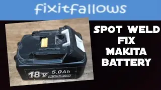 Точечная сварка для ремонта аккумулятора Makita 18v LXT