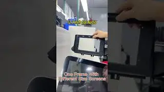 Car radio one frame with different size screen for Hyundai Elantra