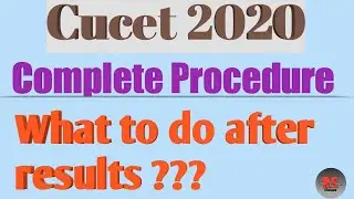 Complete procedure of admission from results to admission || Cucet2020 || RS Classes