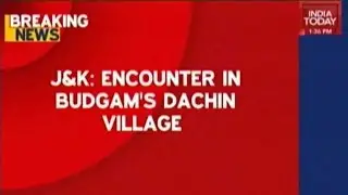 Police Injured In Budgam's Dachin Village Encounter