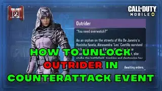 How to Unlock Outrider In CODM Counterattack Event | How to unlock operator in counterattack event
