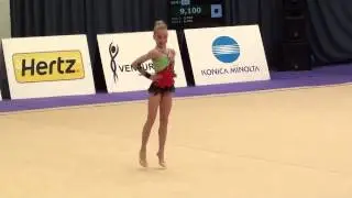 Ginástica Rítmica - Campeonato Nacional de 1ª divisão 2014 - Dinora Bondar - Movimentos Livres