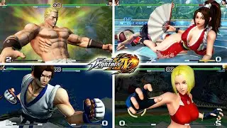 The King of Fighters XIV - Все ультимативные атаки / Все кульминационные суперспециальные приемы ...
