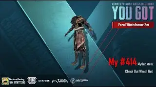 New Feral Witchdoctor Set | Burair Gaming is Live (No.108)  #burairgaming #ultimatecrate #pubg
