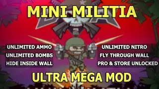 (LATEST 2017) Mini militia hacking (without root )for unlimited health. Etc. Everything is unlocked