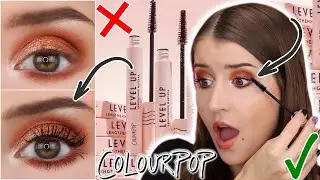 NEW! COLOURPOP LEVEL UP LENGTHENING MASCARA REVIEW 😱