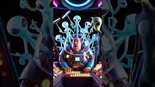 My Alien Co-Pilot Wasn't Ready For THIS... #funny #space #alien #shorts #animation