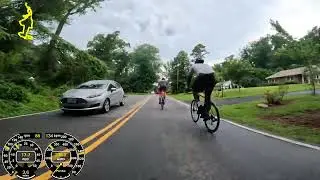 GII THT Tuesday Virginia Hill Ride Whole Route 5-28-24 Front Cam Rain Ride