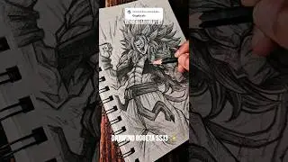 Drawing Gogeta SSJ3 (Dragon Ball)✨️😁 #dragonball #goku #vegeta