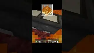 【Minecraft】When you enter a cauldron filled with powdered snow in a burning state.