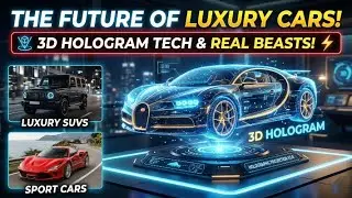 3D Hologram luxury Cars l Hyper Realistic 4K 3D Hologram Style Cars