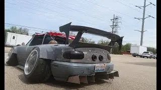 Custom Rear Finish Panel For The CAMBERGHINI MIATA!