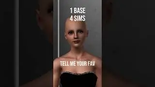 1 BASE 4 SIMS | #sims3 #sims3cas #sims3cc #sims3mods #sims4 #sims4cc #sims3challenge