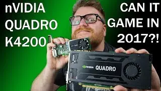 Обзор nVidia Quadro K4200 &mdash; можно ли играть?!