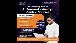 Get Job Ready with AI-Powered Courses |  Digital Marketing, Video Editing & Graphic Designing