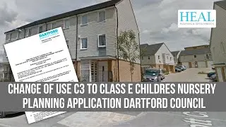 Change of Use Dwelling to Children&rsquo;s Nursery Planning Application Approval