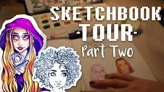 SKETCHBOOK TOUR Part 2 | July 2016 | Jenna Drawing