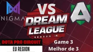 Dota 2 DreamLeague Season 14 DPC EU Upper Division - Nigma VS Alliance | Game 3 BO3