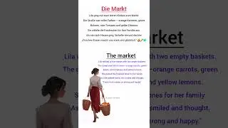 🌟  Learn GERMAN  through a STORY🛒😂 #learngerman #germanforbeginners #languagefun #languagelearning