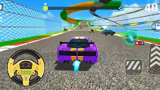 Impossible Crazy Cars Mega Ramp Car Stunts Drive Racing Simulator Games Android Gameplay P117