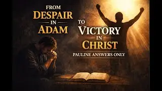 FROM DESPAIR IN ADAM TO VICTORY IN CHRIST Pauline Answers Only