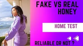 Food Fraud. Fake vs Real honey