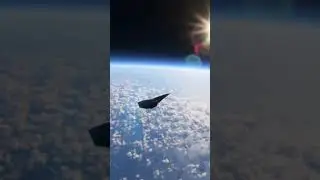 158,000FT ABOVE THE NORTH SEA - DARKSTAR #plane #mfs #jet #supersonic #airplane #military