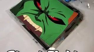 Street Fighter Animation Cels