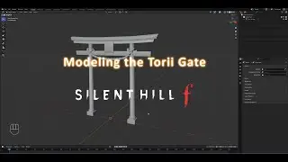 Silent Hill F - Game Environment - Modeling the Torii Gate #24
