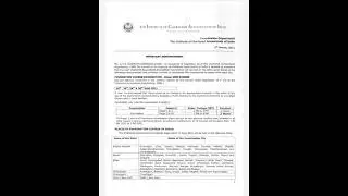 CA foundation May 2021/June 2021 datesheet released