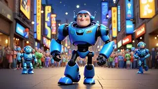 Five Little Robots Count to Ten | Counting Song for Kids | Nursery Rhymes and Learning Numbers