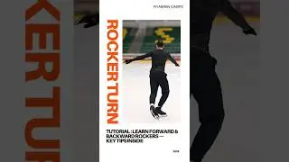 Master the Figure Skating Rocker Turn: Step-by-Step Tutorial!  #figureskating #iceskating #sports