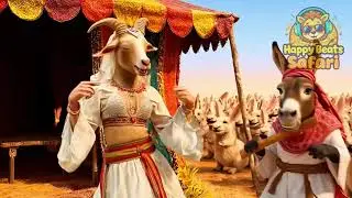 Middle Eastern Animal Dance Party 🎉🐪 | Happy Beats Safari with Singers & Crowd Fun!