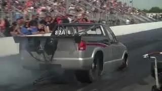 World's Quickest Street Legal Car! Larry Larson Runs 6.16 at Drag Week 2014