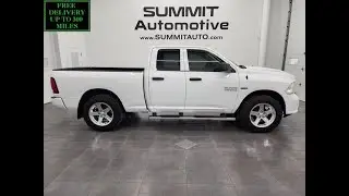 2017 RAM 1500 EXPRESS QUAD SHORT BRIGHT WHITE HEMI 4K WALKAROUND 14369ZA SOLD!