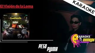 El viejón de la Loma Peso Pluma KARAOKE