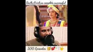Radhakrishna voice dubbing in kannada🥰🥰 and also congrats🥳🥳👏👏 for 500 episode