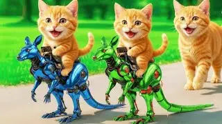 Mama Cat Trims Fur on the Farm & Makes a Tiger Hat for Kittens | Cute Family Moment 