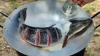 FISH CURRY | River Fish Fried Milk Recipe | Fish Cooking in Village