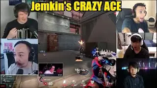Valorant Pros/streamres react to RRQ Jemkin's ACE against PRX