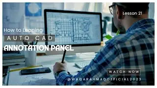 AutoCAD - Annotation tutorial (annotative text and annotative dimensions) Ep-21