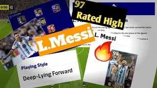 The Review of 97 Rated Free Card 🤴L.Messi in CF Position🔥||L.Messi Present 🎁  Campain is Here....
