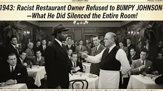 1943: Rac*st Restaurant Owner Refused to Seat BUMPY JOHNSON&mdash;What He Did Silenced the Entire Room!